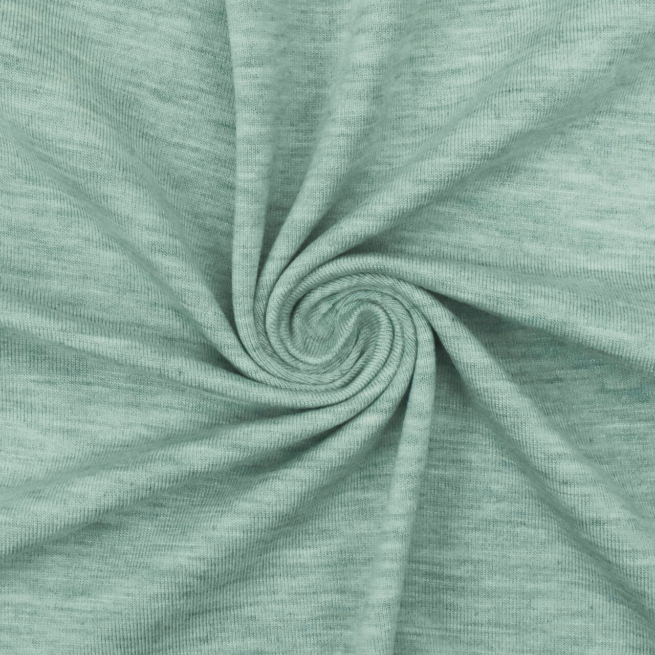 Green-Ivory-White Texture Stretch Spandex Rayon Modal Jersey Knit Fabric By the Yard